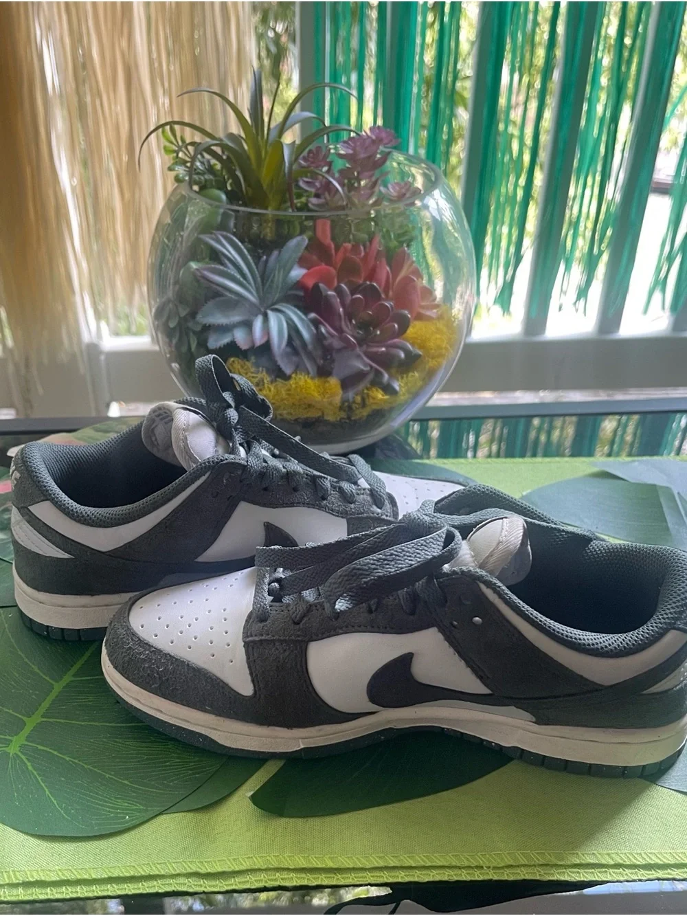 Nike Black and White Low-Top Sneakers
